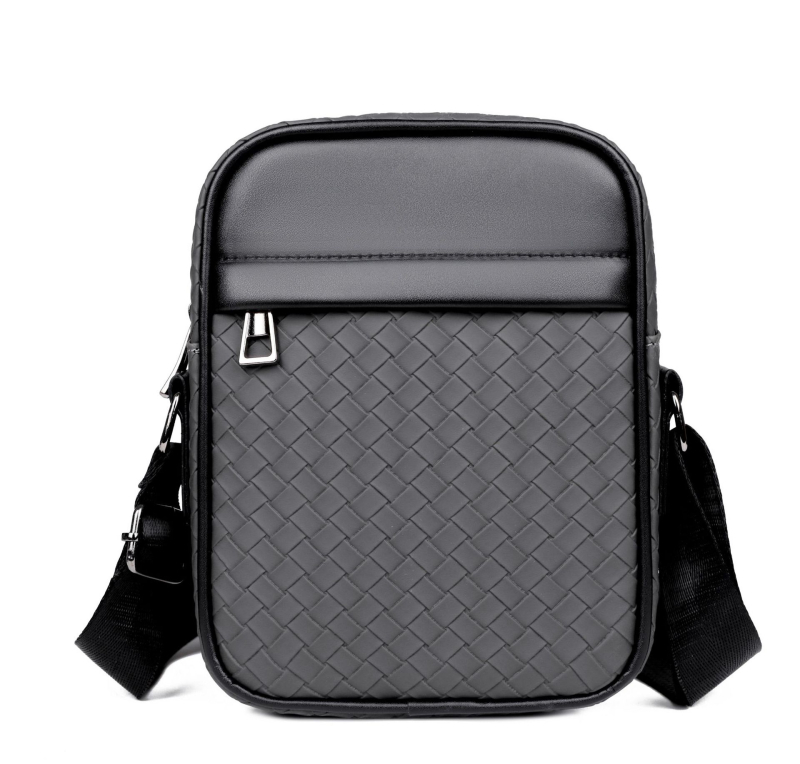 Ανδρική τσάντα ώμου από PU με επένδυση πολυεστέρα, Άνοιξη 2025, αναπνεύσιμη, κατάλληλη για επιχειρηματικά ταξίδια