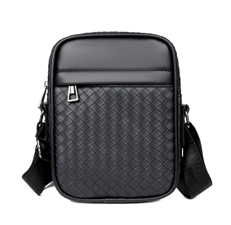 Ανδρική τσάντα ώμου από PU με επένδυση πολυεστέρα, Άνοιξη 2025, αναπνεύσιμη, κατάλληλη για επιχειρηματικά ταξίδια