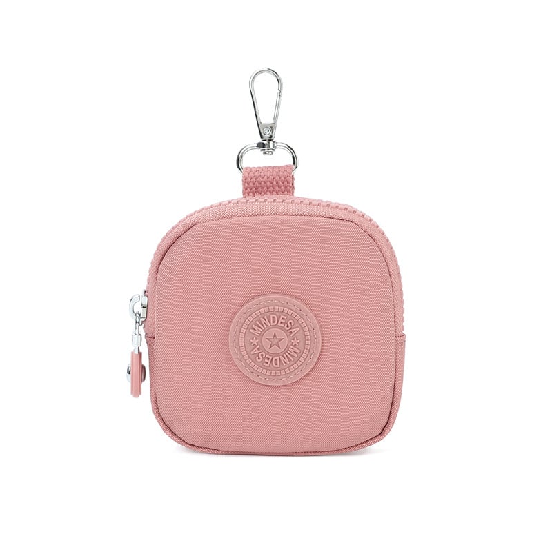 Novčanik za novčiće s mini torbicom za ključeve i slušalice - najlon, vodootporan, unisex, gradski stil