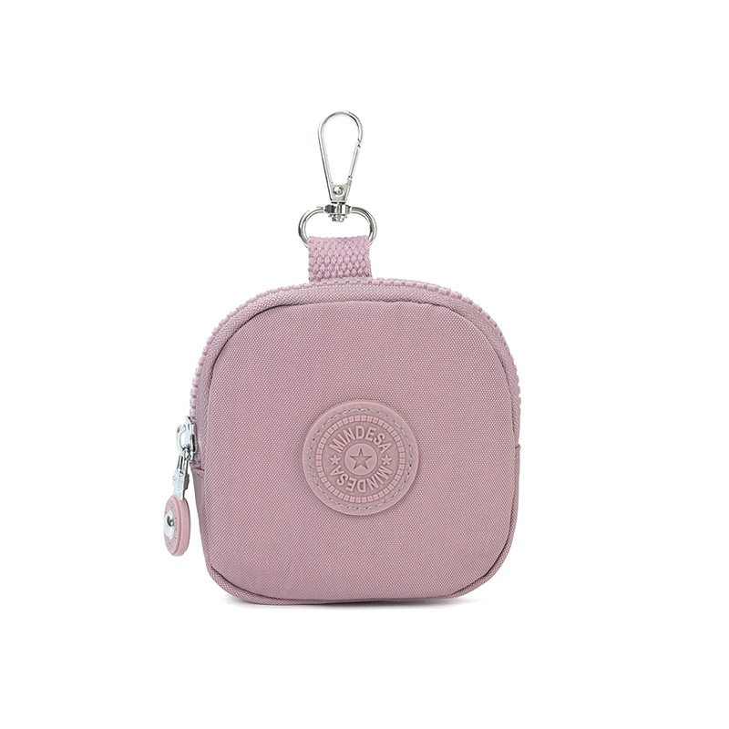 Novčanik za novčiće s mini torbicom za ključeve i slušalice - najlon, vodootporan, unisex, gradski stil