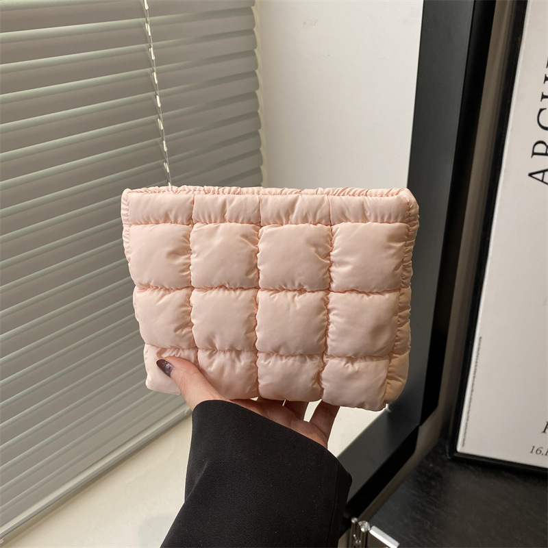 Jinhe tangchao Geantă clutch pătrată, material special, închidere cu fermoar, căptușeală poliester, buzunar pentru telefon