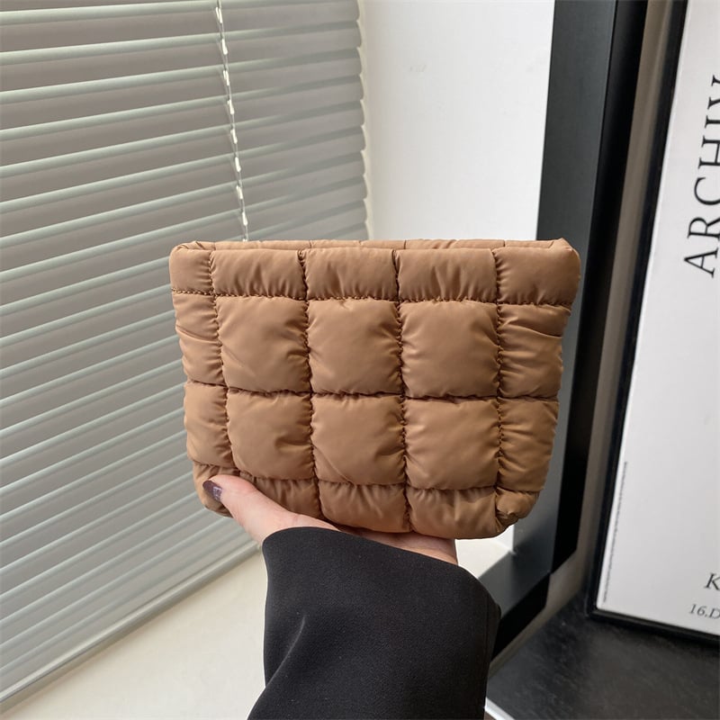 Jinhe tangchao Geantă clutch pătrată, material special, închidere cu fermoar, căptușeală poliester, buzunar pentru telefon