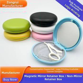 Zongrui Μαγνητικό κουτί αποθήκευσης δοντιών για ορθοδοντικά εξαρτήματα, ανθεκτικό στη σκόνη, 54 g, 100 τεμάχια