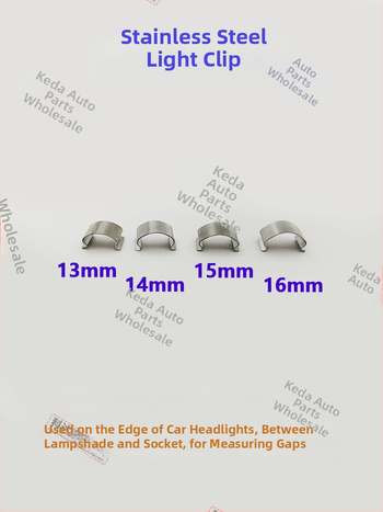 Фаров монтажен клип; Модел: Stainless Steel Lamp Card; Материал: Пластмаса; Номер на изделието HYkruqrwtwsqlr; Съвместим с други типове превозни средства; Оригинално фабрично съответствие