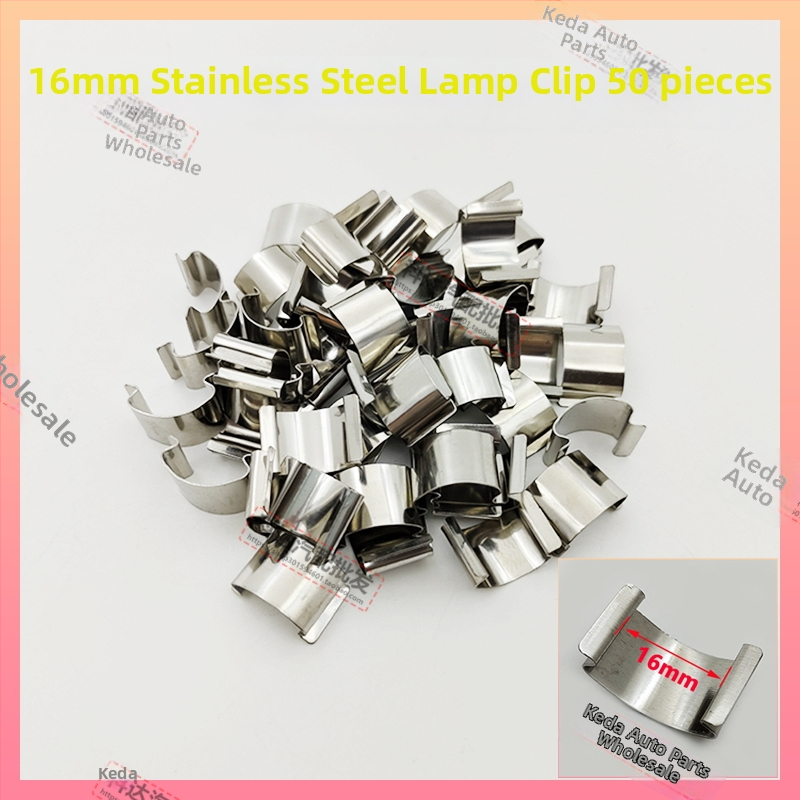 Фаров монтажен клип; Модел: Stainless Steel Lamp Card; Материал: Пластмаса; Номер на изделието HYkruqrwtwsqlr; Съвместим с други типове превозни средства; Оригинално фабрично съответствие