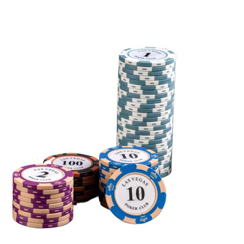 Комплект глинени покер чипове за Тексас Холдем с алуминиев кейс, от неръждаема стомана, правоъгълен дизайн, модел YTH960467850261