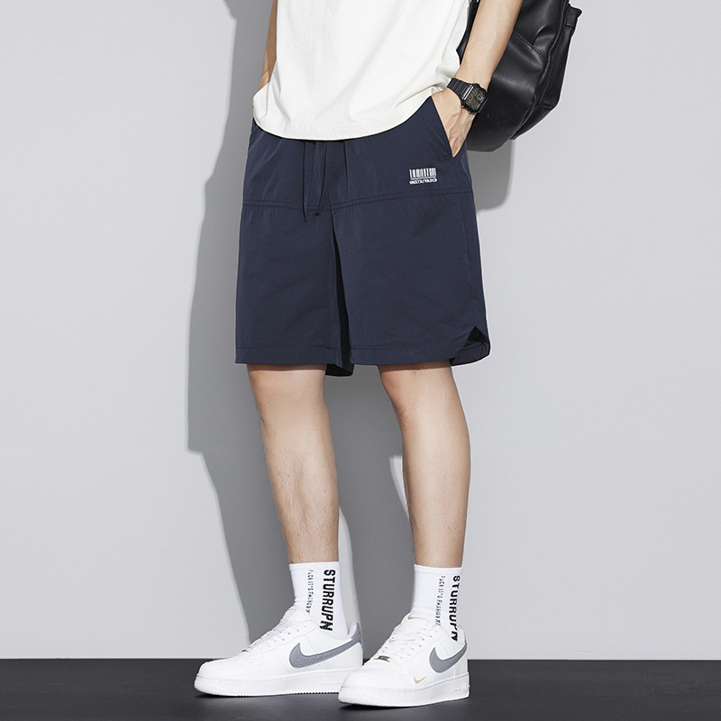 Άνδρικά φαρδιάς γραμμής από πολυεστέρα, γρήγορο στέγνωμα, διαπνέοντα, με λέιζερ-διάτρηση