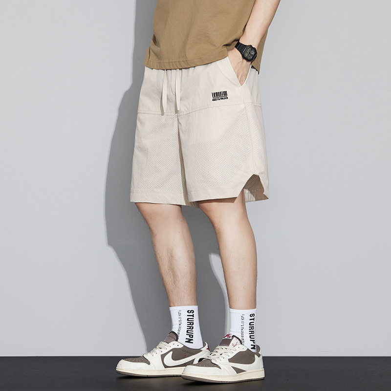 Άνδρικά φαρδιάς γραμμής από πολυεστέρα, γρήγορο στέγνωμα, διαπνέοντα, με λέιζερ-διάτρηση