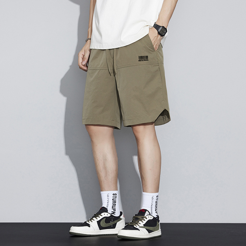 Άνδρικά φαρδιάς γραμμής από πολυεστέρα, γρήγορο στέγνωμα, διαπνέοντα, με λέιζερ-διάτρηση