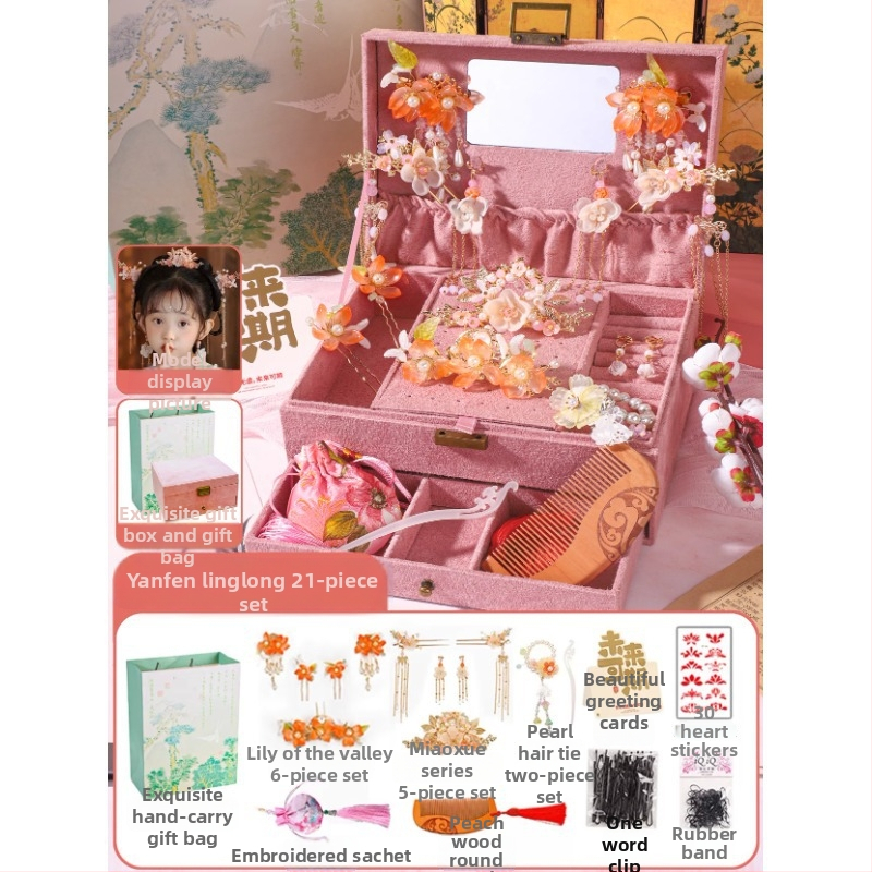 Set accesorii pentru păr pentru copii – agrașe metalice în formă de floare, lucrate manual, stil minimalist modern, ambalare individuală, lansare primăvara 2025