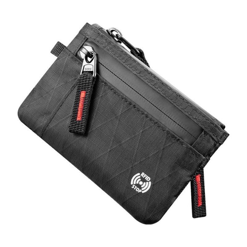 RFID novčanik za kovanice i kartice s naramenicom – X-Pac mini putni novčanik, najlon, zaštita od krađe, unisex