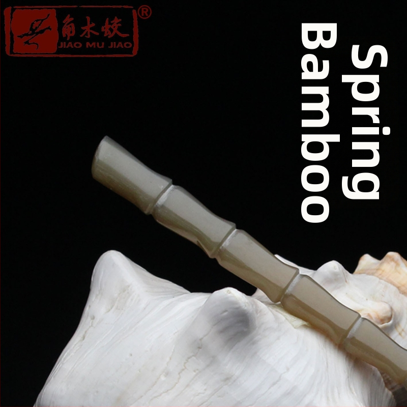 Щипка за коса от рог на як, ръчно издялана в етнически стил за дами, класическа