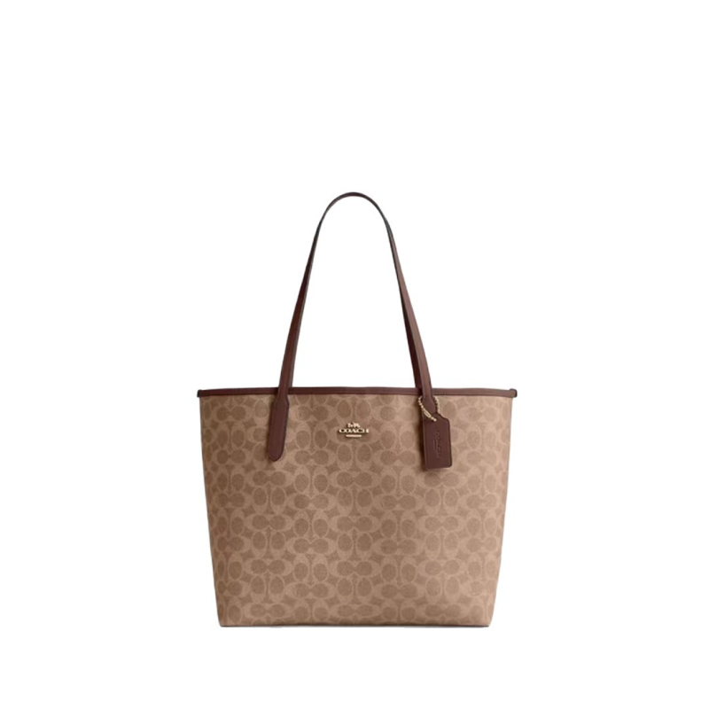 Tote torba, gradski stil minimalističkog dizajna, PVC materijal, vodoravni kvadratni oblik, magnetsko zatvaranje, unutarnja džep s zatvaračem