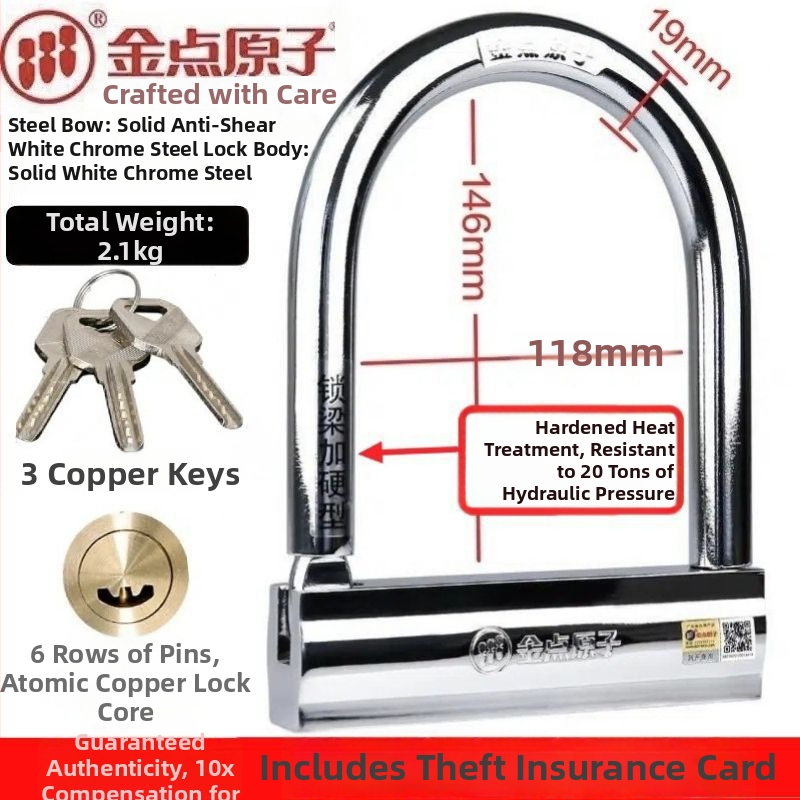 Zámok pre elektrické vozidlo, HP typ, meď, americký štýl