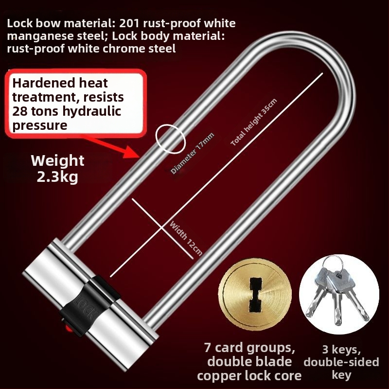 Zámok pre elektrické vozidlo, HP typ, meď, americký štýl