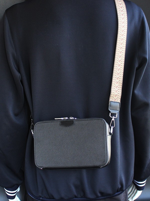 Muška crossbody torbica – ulični stil, mikrofiber koža, lagana, strukturirana
