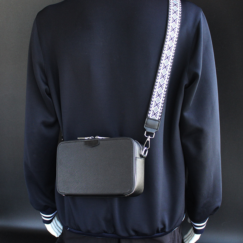 Muška crossbody torbica – ulični stil, mikrofiber koža, lagana, strukturirana