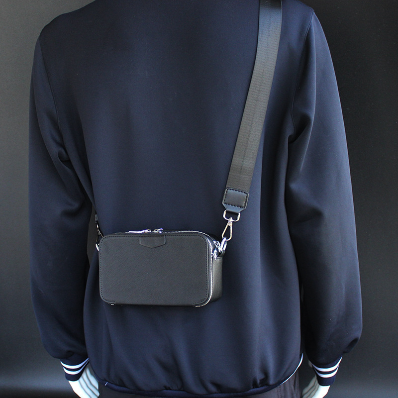 Muška crossbody torbica – ulični stil, mikrofiber koža, lagana, strukturirana