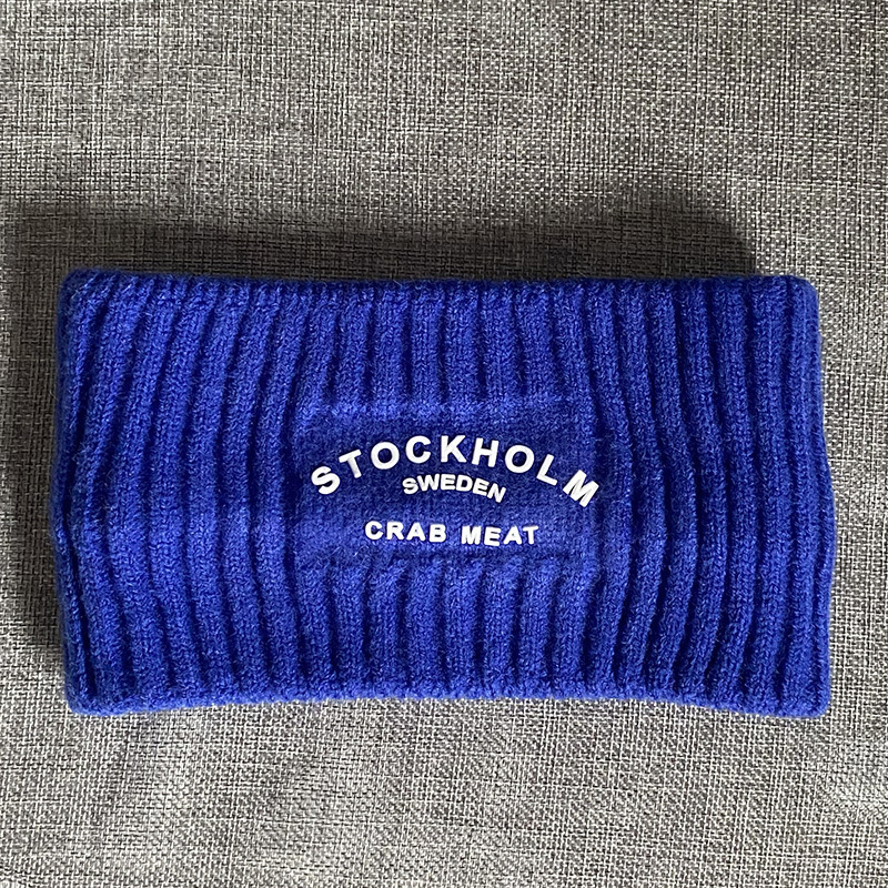 Αθλητική κορδέλα για το κεφάλι με γράμματα/κείμενο, κορεατικό street style, καρό σχέδιο, δυνατότητα παραμετροποίησης