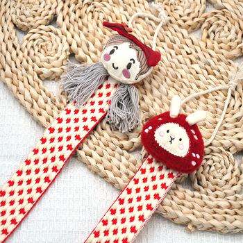 Gyerekeknek szóló plüss hajkiegészítő tároló szalag, hajgumik és csatok számára, anyag: textile, tavasz 2025