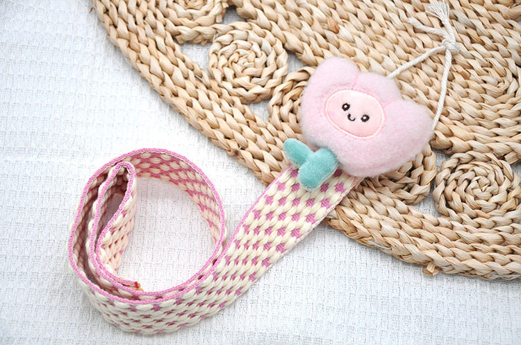 Gyerekeknek szóló plüss hajkiegészítő tároló szalag, hajgumik és csatok számára, anyag: textile, tavasz 2025