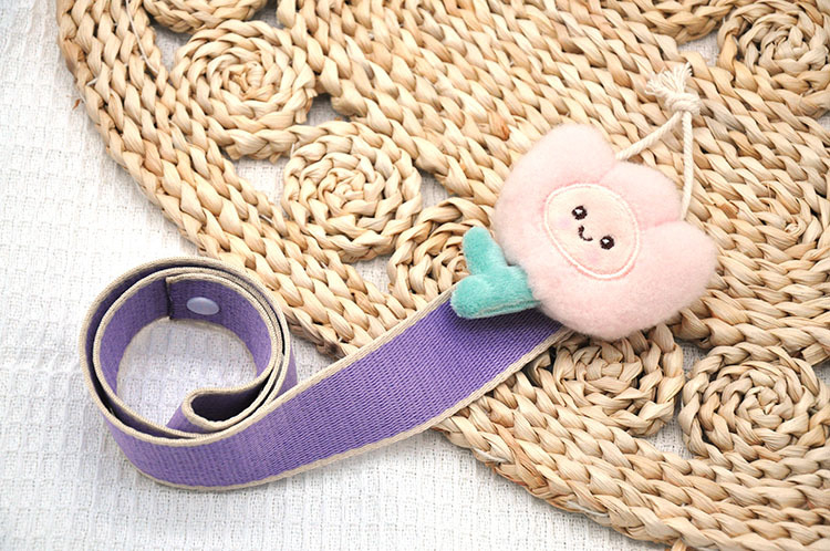 Gyerekeknek szóló plüss hajkiegészítő tároló szalag, hajgumik és csatok számára, anyag: textile, tavasz 2025