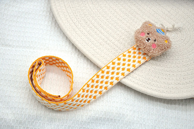 Gyerekeknek szóló plüss hajkiegészítő tároló szalag, hajgumik és csatok számára, anyag: textile, tavasz 2025