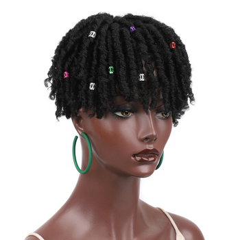 Férfi paróka NSFK01, Mechanikus feldolgozás, Alacsony hőmérsékletű selyem haj, Hajfestés: nem meleg festés