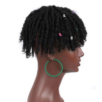 Férfi paróka NSFK01, Mechanikus feldolgozás, Alacsony hőmérsékletű selyem haj, Hajfestés: nem meleg festés