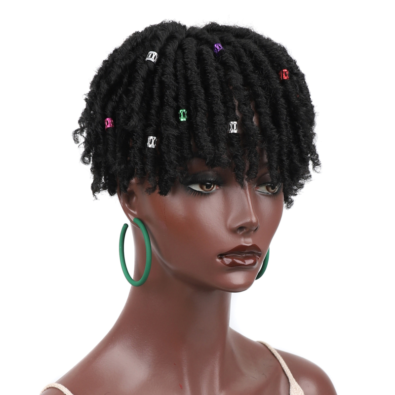 Férfi paróka NSFK01, Mechanikus feldolgozás, Alacsony hőmérsékletű selyem haj, Hajfestés: nem meleg festés