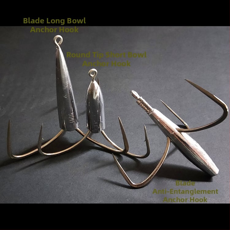 Cârlig de pescuit cu greutate din plumb de tip ancoră — Integrity Hook; origine Wuhu, Anhui; ambalaj 1000 buc.; loc de pescuit: râu; tip cârlig: anchor fish