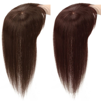 Горна част за възстановяване на косата с челна прическа, термоустойчива коса, без топло боядисване, подходяща за всички тонове кожа