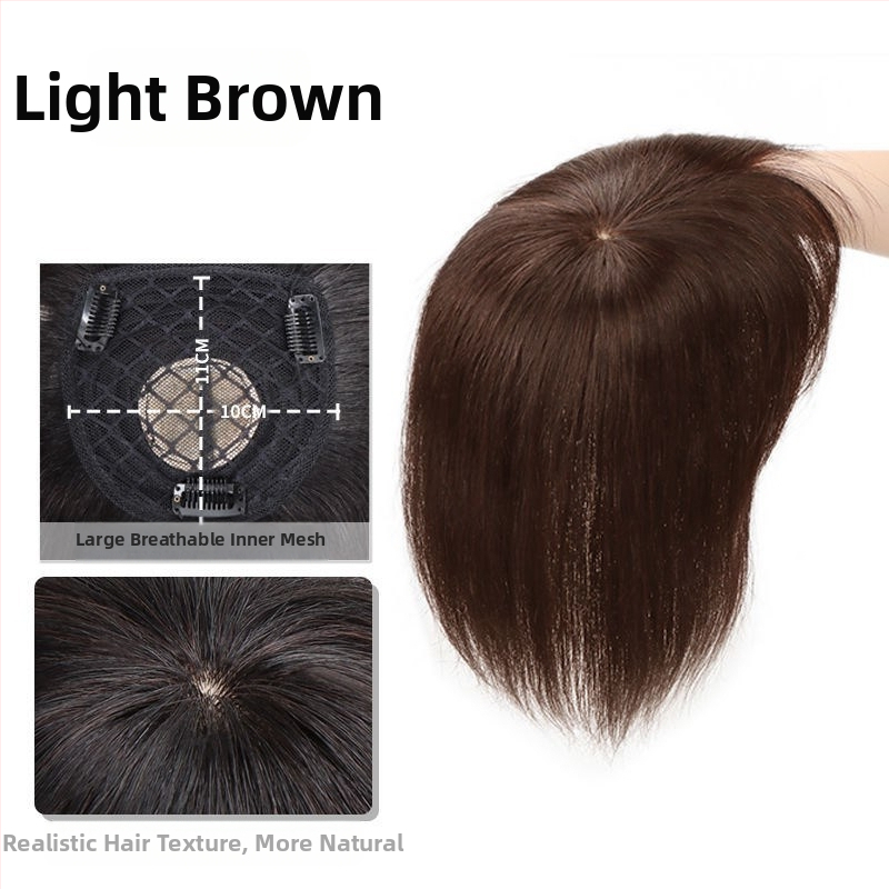 Горна част за възстановяване на косата с челна прическа, термоустойчива коса, без топло боядисване, подходяща за всички тонове кожа