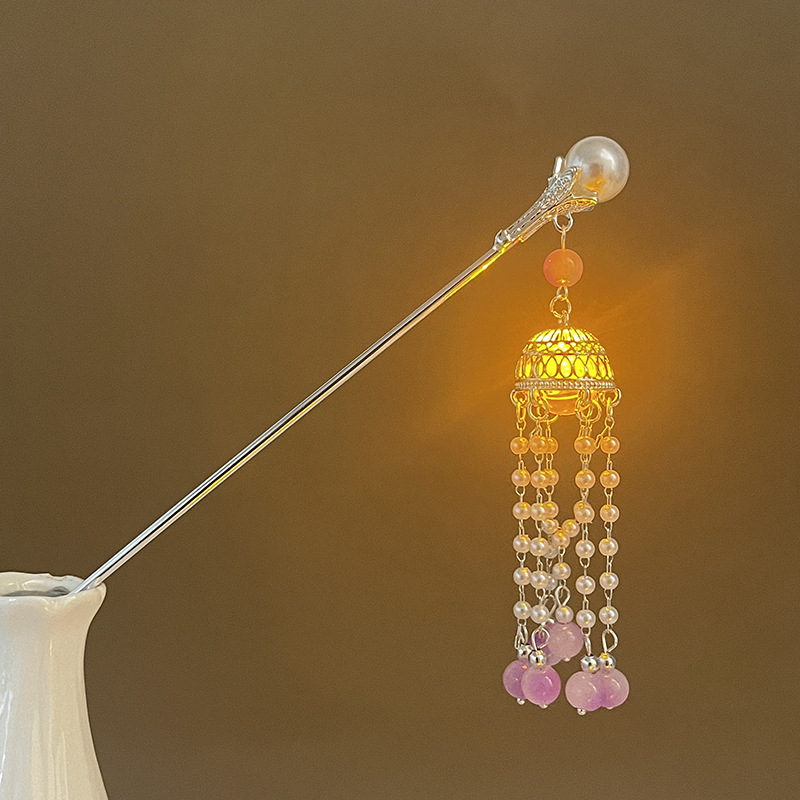 Agrafă de păr în formă de floare, stil chinezesc nou, aliaj, placare electrolitică