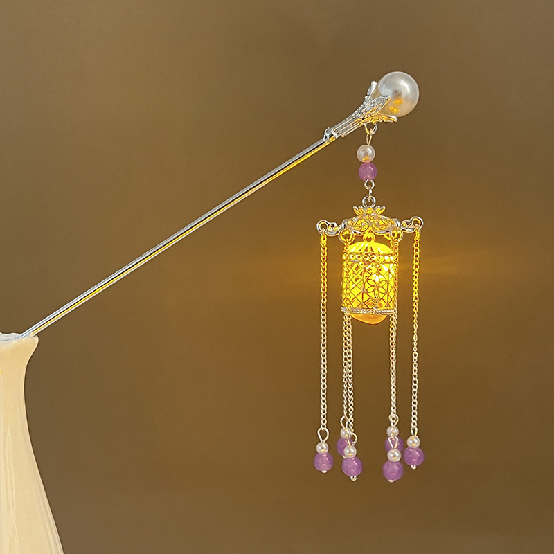 Agrafă de păr în formă de floare, stil chinezesc nou, aliaj, placare electrolitică