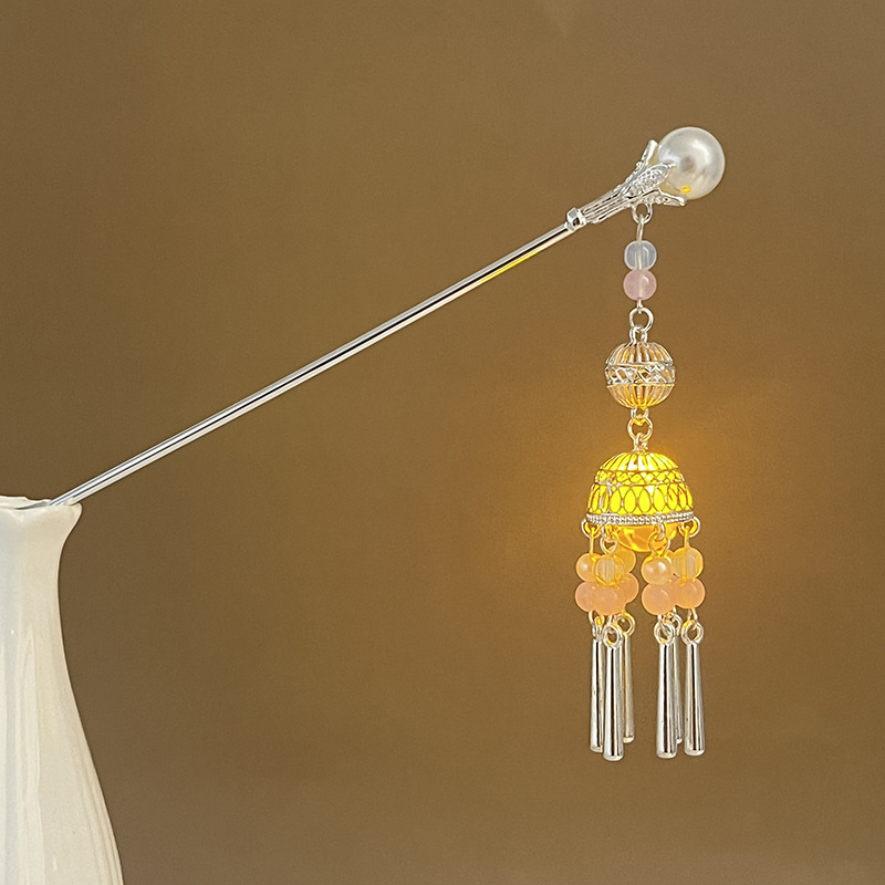 Agrafă de păr în formă de floare, stil chinezesc nou, aliaj, placare electrolitică