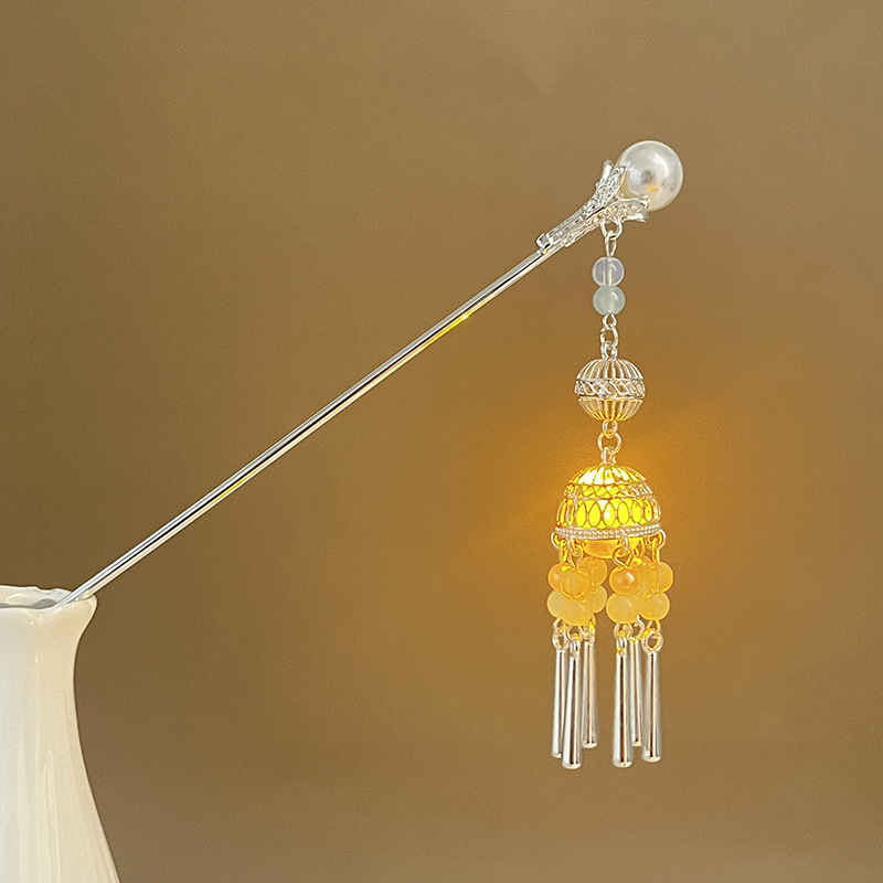 Agrafă de păr în formă de floare, stil chinezesc nou, aliaj, placare electrolitică