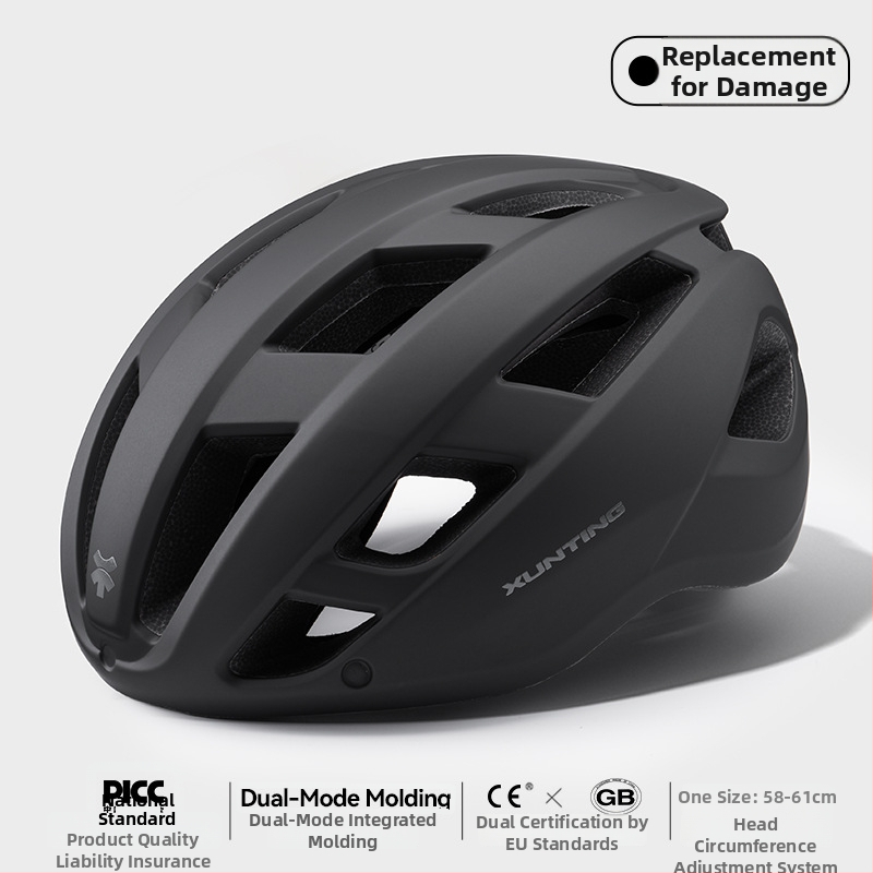 Kerékpáros sisak integrált szemüveggel, uniszex, EPS, légáteresztő fél sisak ZX21