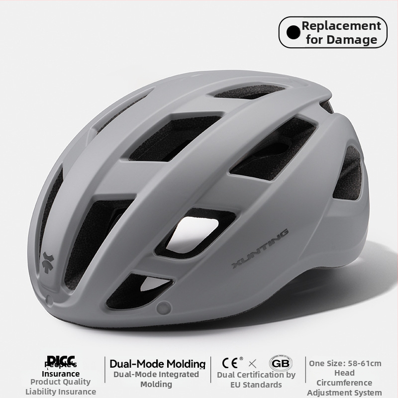 Kerékpáros sisak integrált szemüveggel, uniszex, EPS, légáteresztő fél sisak ZX21