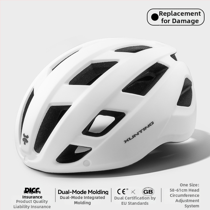 Kerékpáros sisak integrált szemüveggel, uniszex, EPS, légáteresztő fél sisak ZX21