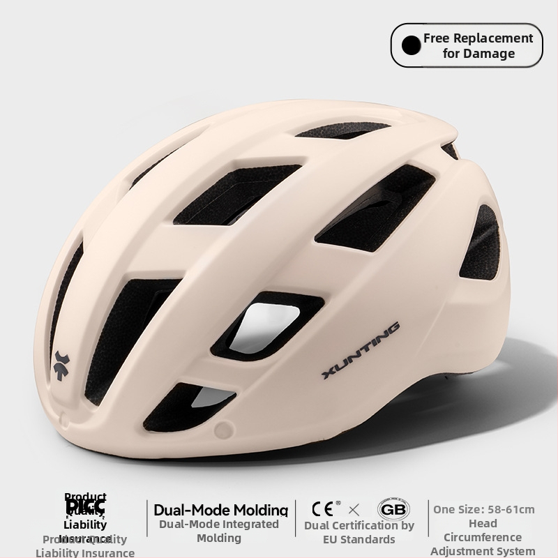 Kerékpáros sisak integrált szemüveggel, uniszex, EPS, légáteresztő fél sisak ZX21