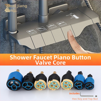 Jadro sprchového ventilu – keramický plast, moderný štýl, ovládanie otočením (keramický plast; moderný štýl; ovládanie otočením)