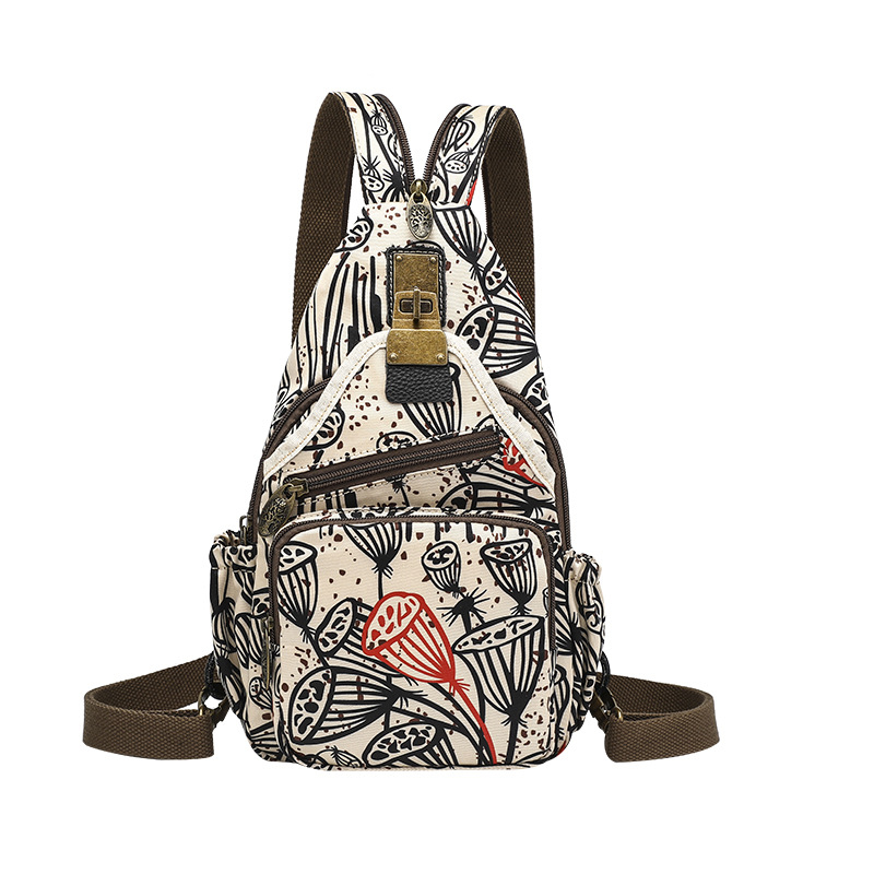 Ženska crossbody torba u korejskom stilu, gradska jednostavnost, poliester, zatvarač, unutarnji džepovi: džep sa zatvaračem, džep za telefon, džep za ID