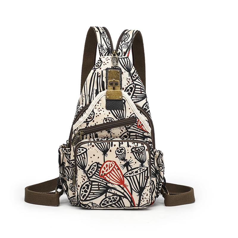 Ženska crossbody torba u korejskom stilu, gradska jednostavnost, poliester, zatvarač, unutarnji džepovi: džep sa zatvaračem, džep za telefon, džep za ID