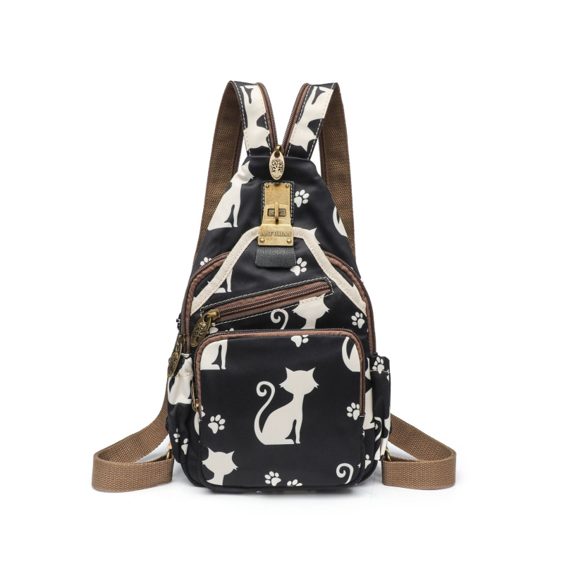 Ženska crossbody torba u korejskom stilu, gradska jednostavnost, poliester, zatvarač, unutarnji džepovi: džep sa zatvaračem, džep za telefon, džep za ID