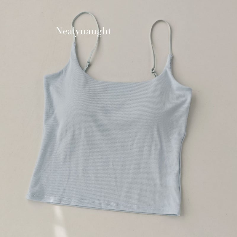 Camisolă din bumbac cu bretele subțiri reglabile, fără spate, cupă 3/4, 80–90% bumbac