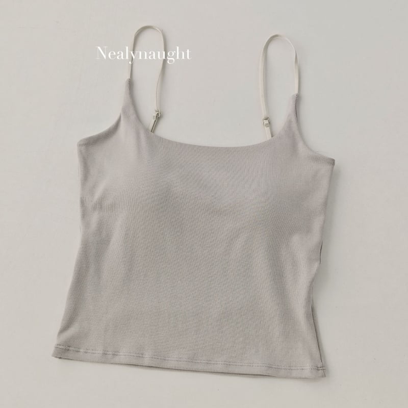 Camisolă din bumbac cu bretele subțiri reglabile, fără spate, cupă 3/4, 80–90% bumbac