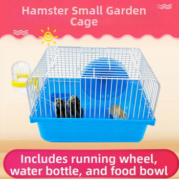 Dvojposchodová klietka pre dve škrečky — dvojposchodová štruktúra, Materiál: Iné