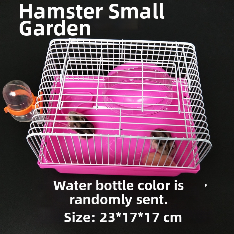 Dvojposchodová klietka pre dve škrečky — dvojposchodová štruktúra, Materiál: Iné