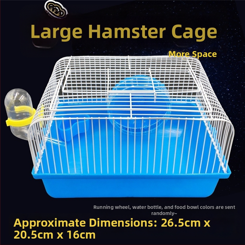 Dvojposchodová klietka pre dve škrečky — dvojposchodová štruktúra, Materiál: Iné